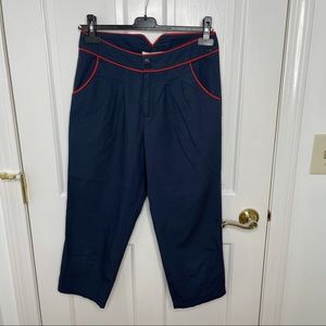 Francesca's Navy Cotton Pants